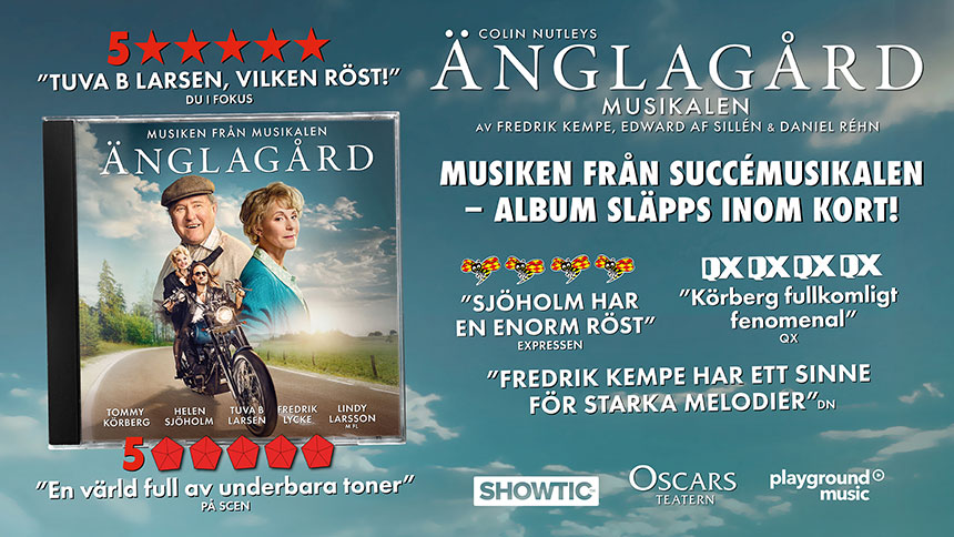 Promotionbild för albumet från musikalen Änglagård.