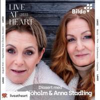 Helen Sjöholm and Anna Stadling, promo photo for Live at Heart 2022
