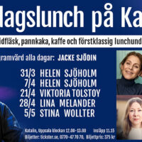 De medverkande i Torsdagslunch på Katalin. Promobild.