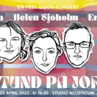 Illustration med Helen Sjöholm, Stefan Nilsson och Erik Westberg.